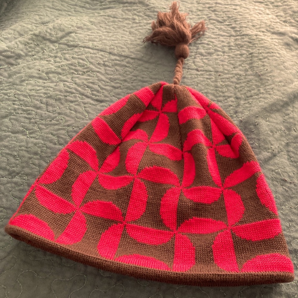 C9 by champion kids beanie hat with tassel red
